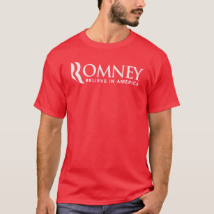 Mitt Romney "R" Logo Believe In America 2012 T-Shirt