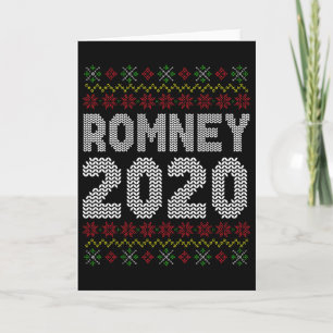 Mitt Romney Ugly Christmas Conservative Republican Card