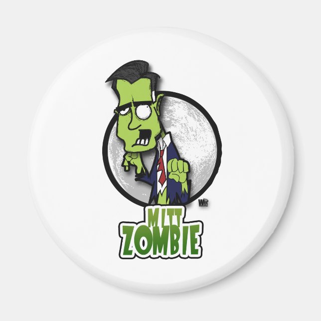 Mitt Zombie Magnet (Front)