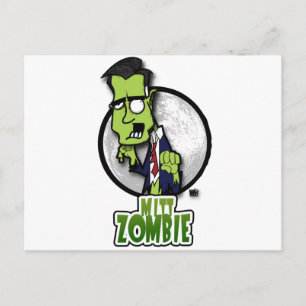 Mitt Zombie Postcard