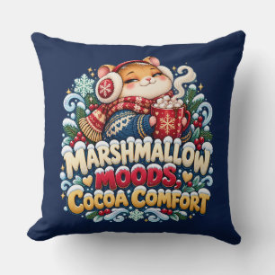 Mitten Magic Cocoa Classic Cute Winter Fox Cushion