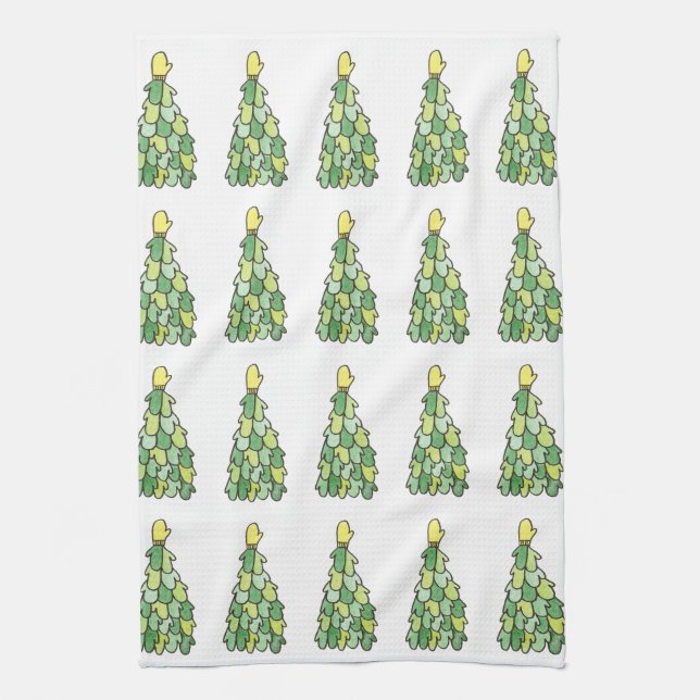 Mitten Tree Kitchen Towel (Vertical)