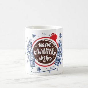 Mittens And Cocoa Warm Winter Wishes Holiday Coffee Mug