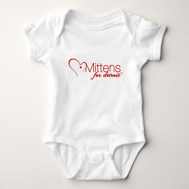 Mittens for Detroit Infant Creeper (Front)
