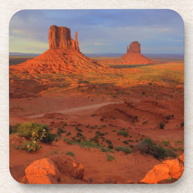 Mittens, Monument valley, AZ Coaster (Front)