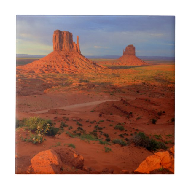 Mittens, Monument valley, AZ Tile (Front)