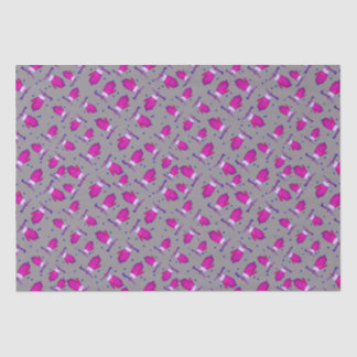 Mittens retro_gray tissue paper