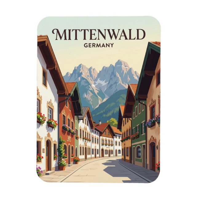 Mittenwald Germany Magnet (Vertical)