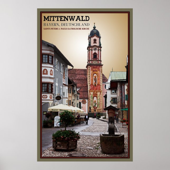 Mittenwald, Germany Poster (Front)