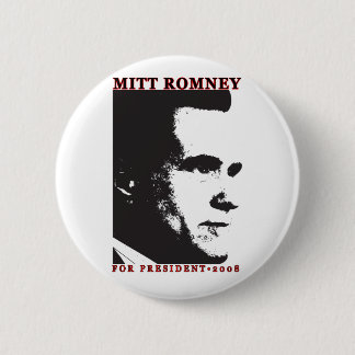 mittromney4pres 6 cm round badge