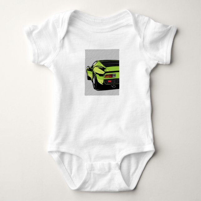 Miura Racing Baby Bodysuit (Front)