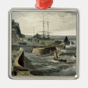 Mivagissey, Cornwall, from Volume VIII of 'A Voyag Metal Tree Decoration