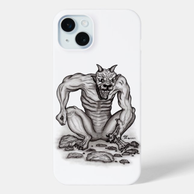 Mix-Creature - Troll, Golem and Devil Case-Mate iPhone Case (Back)