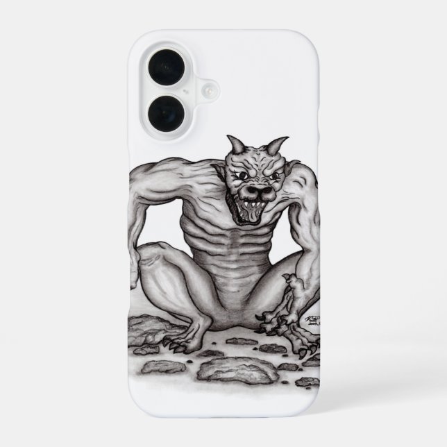 Mix-Creature - Troll, Golem and Devil iPhone 16 Case (Back)