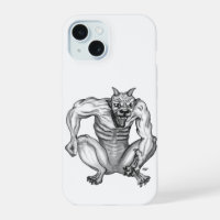 Mix-Creature Troll Golem Devil , Black and White