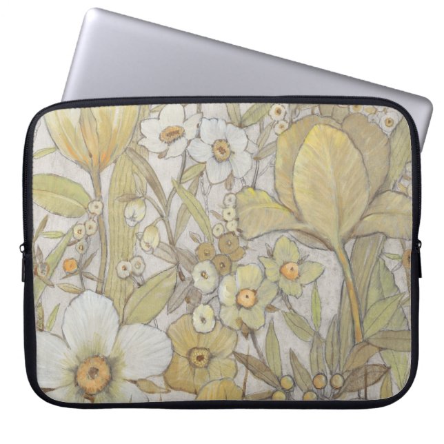 Mix Floral Laptop Sleeve (Front)
