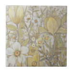 Mix Floral Tile<br><div class="desc">Mix Floral II by Tim OToole. Variety of yellow and neutral colour blooms.</div>