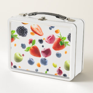 Mix Fruits Metal Lunch Box