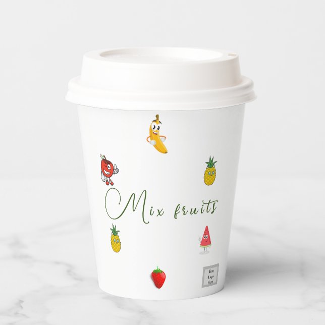 Mix fruits Paper cup (Front)