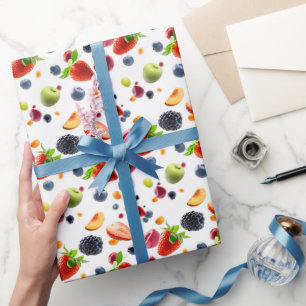 Mix Fruits Wrapping Paper