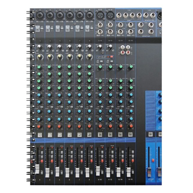 Mix It Up: Sound Mixer Essentials Notebook (Front)