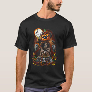 Mix Master Jack Black Pumpkin Head Scary Smile Hal T-Shirt