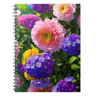Mix of Flowers Notebook