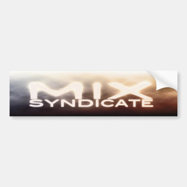 Mix Syndicate Bumper Sticker (Front)