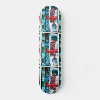 MIX TAPE DJ RED SKATEBOARD