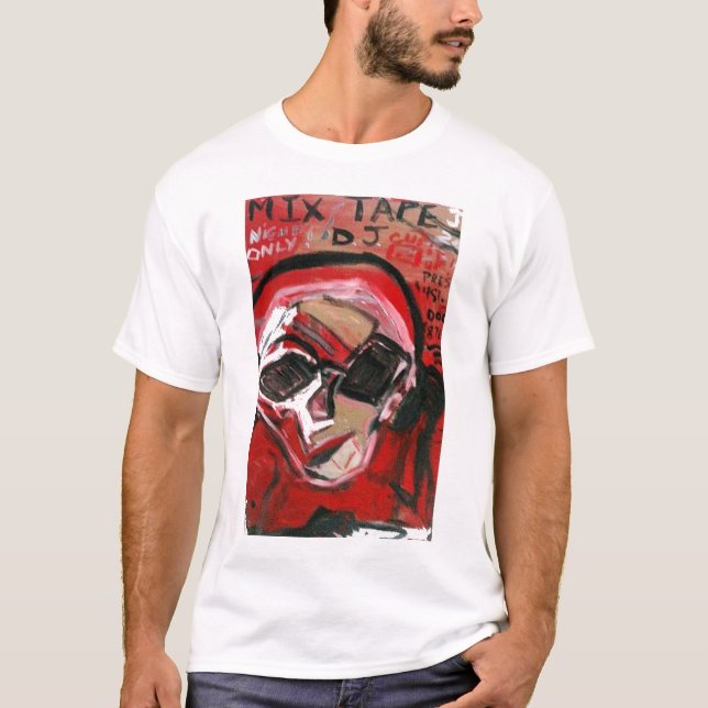 MIX TAPE DJ RED T-Shirt (Front)