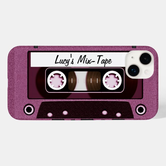 Mix Tape Personalised Case-Mate iPhone Case (Back (Horizontal))