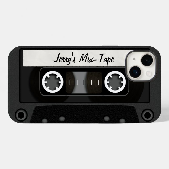 Mix Tape Personalised Case-Mate iPhone Case (Back (Horizontal))