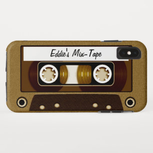 Mix Tape Personalised Gold Case-Mate iPhone Case