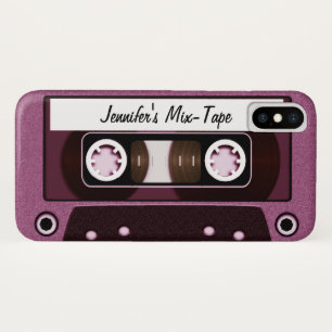 Mix Tape Personalised Pink Case-Mate iPhone Case