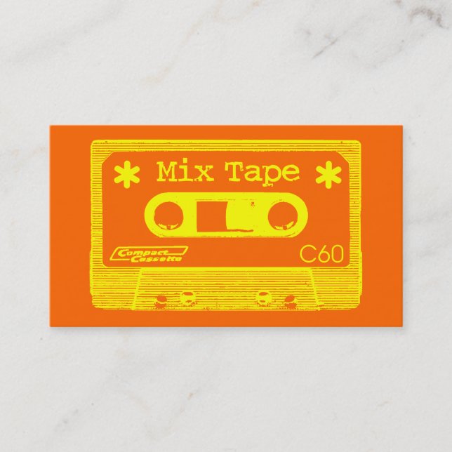 Mix Tape Pop Business Card (Front)