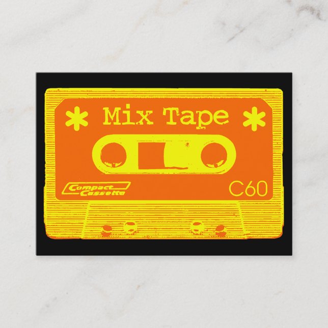 Mix Tape Pop Business Card (Front)