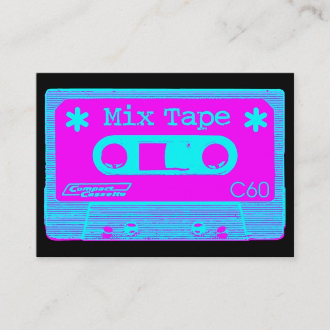 Mix Tape Pop II Business Card (Front)
