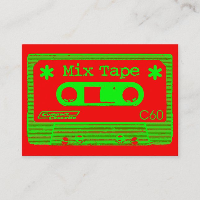 Mix Tape Pop IV Business Card (Front)