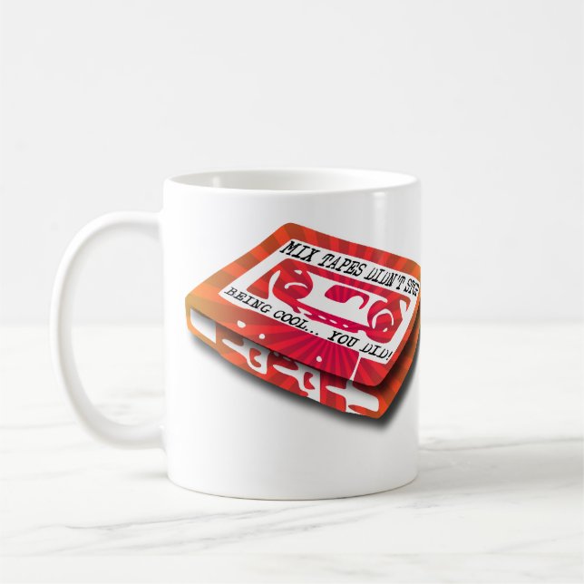Mix Tapes Funny Mug (Left)