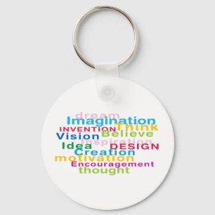 Mix Words Key Ring