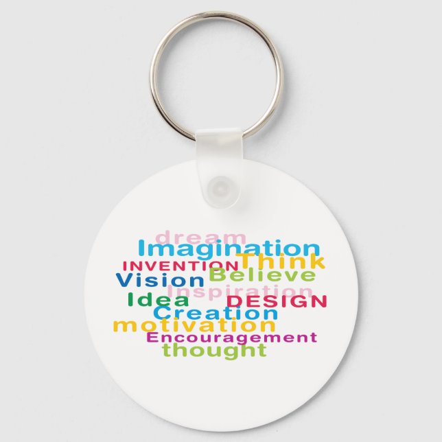 Mix Words Key Ring (Front)