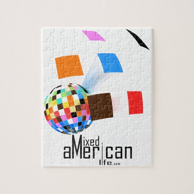Mixed American Life Jigsaw Puzzle (Vertical)