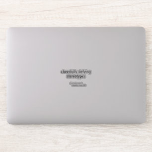 Mixed Blessing Clear Vinyl Sticker