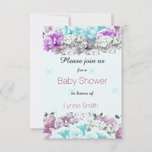 Mixed Bouquet Baby Shower Invitation