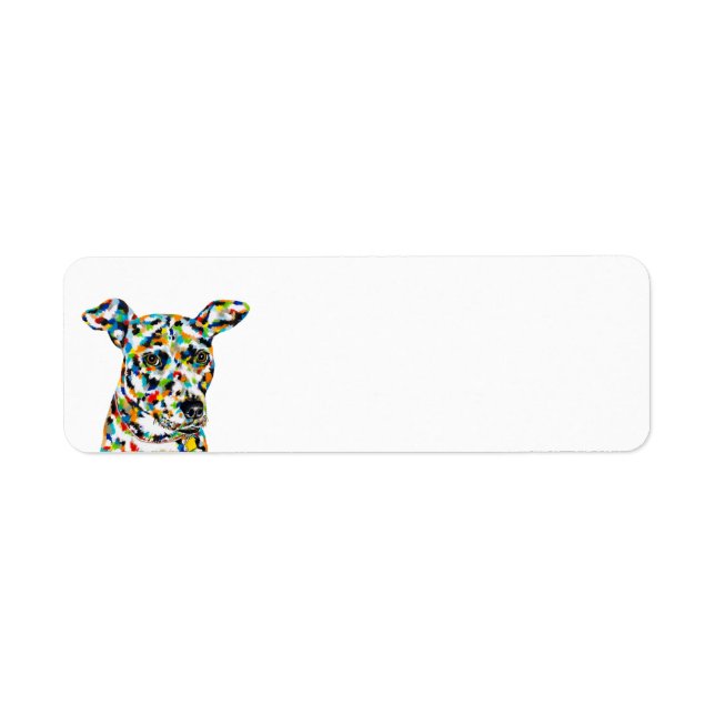 Mixed Breed Dog Return Address Label (Front)