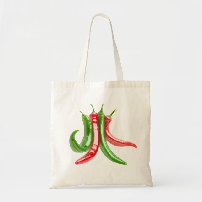 Mixed chilli peppers tote bag (Front)