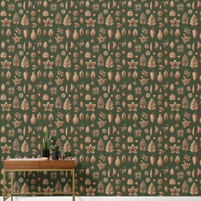 Mixed Christmas decorations Wallpaper (Hallway)