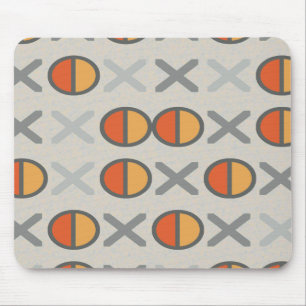 Mixed Code Strings Geometric Pattern Custom Colour Mouse Pad