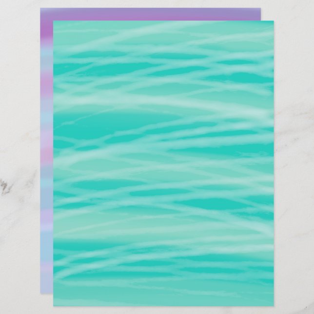 Mixed Colourful Painted Scrapbooking Paper (Front/Back)