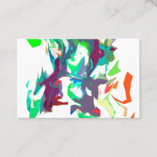 Mixed colours business card